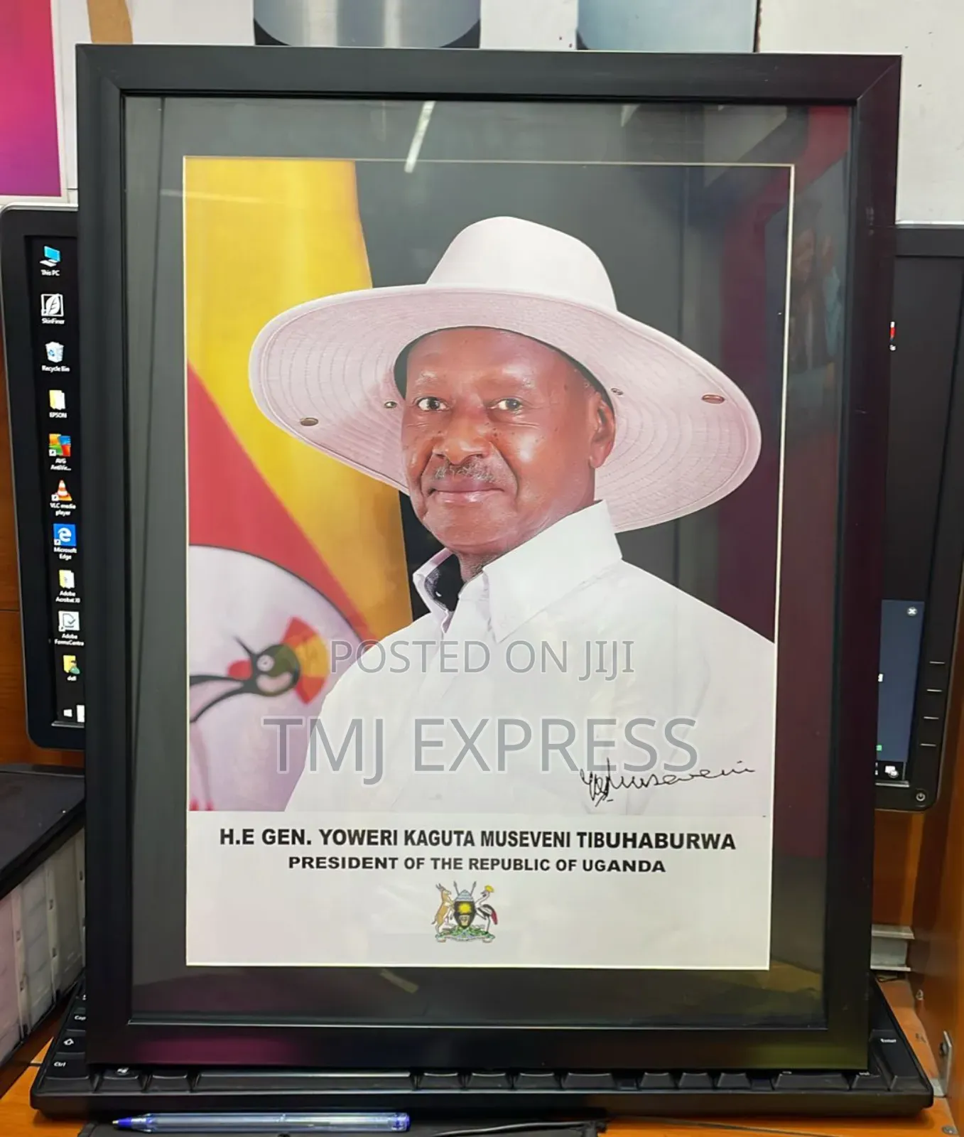 He . Museveni Kaguta Official Portrait A3 Size