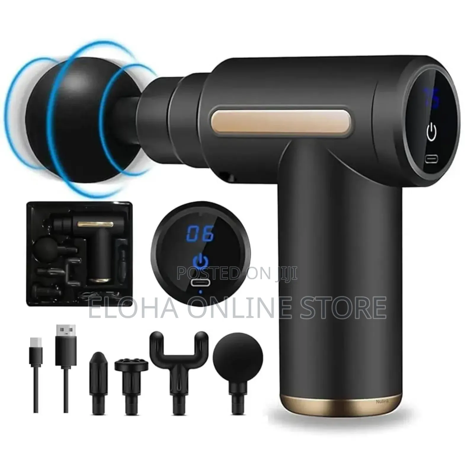 Led Display Muscle Massage Gun