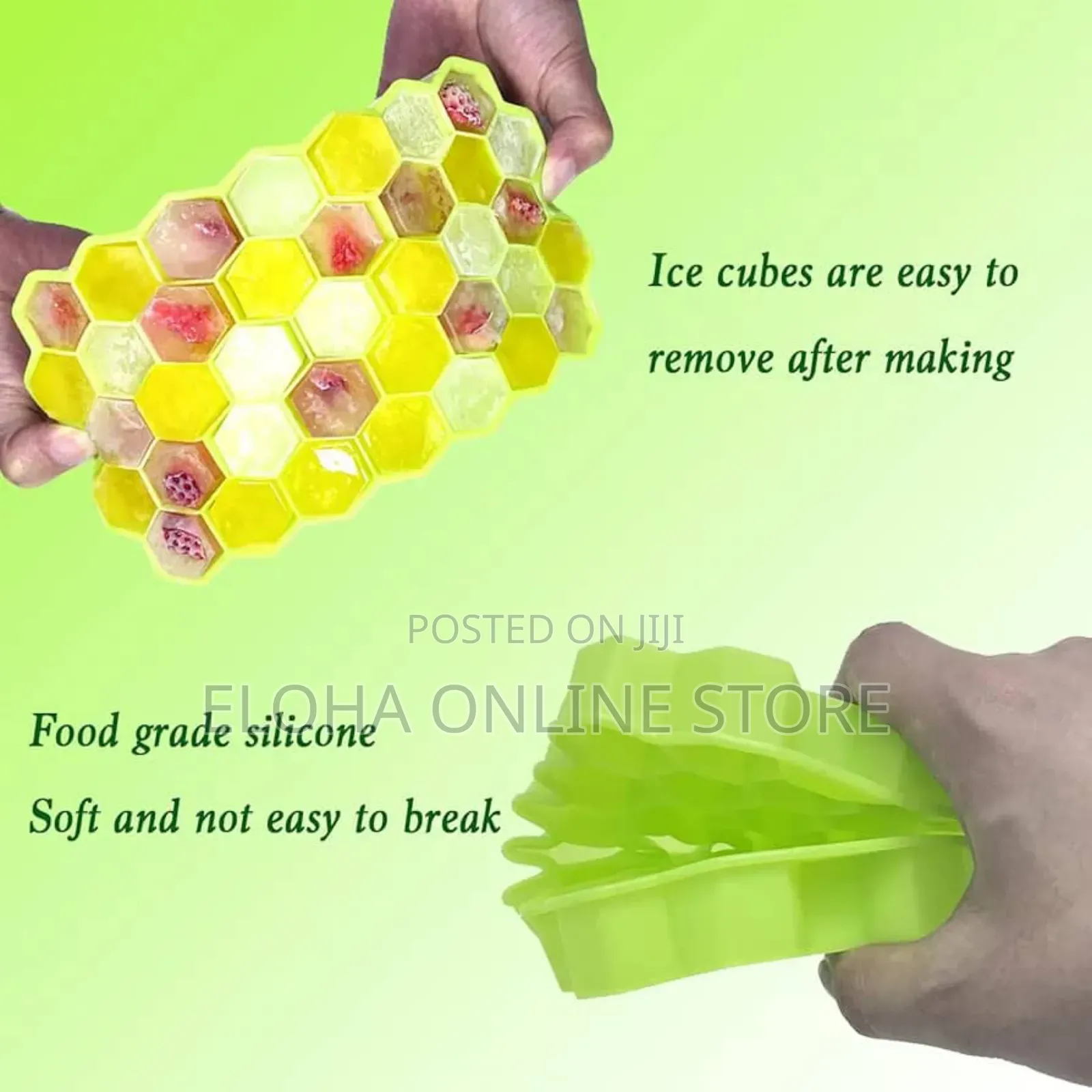 Honeycomb Shape Silicon Ice Cube Tray