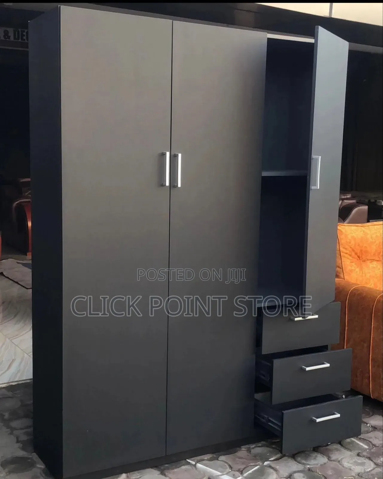 Black 4*6 Wardrobes/ Cloth Wardrobe Brand New