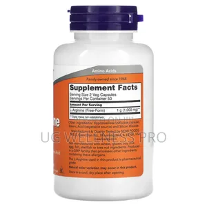 Now Foods, L-Arginine, 500 Mg, 100 Veg Capsules