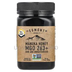 Manuka Honey, Raw and Unpasteurized, Umf 10+, Mgo 263+, 500g