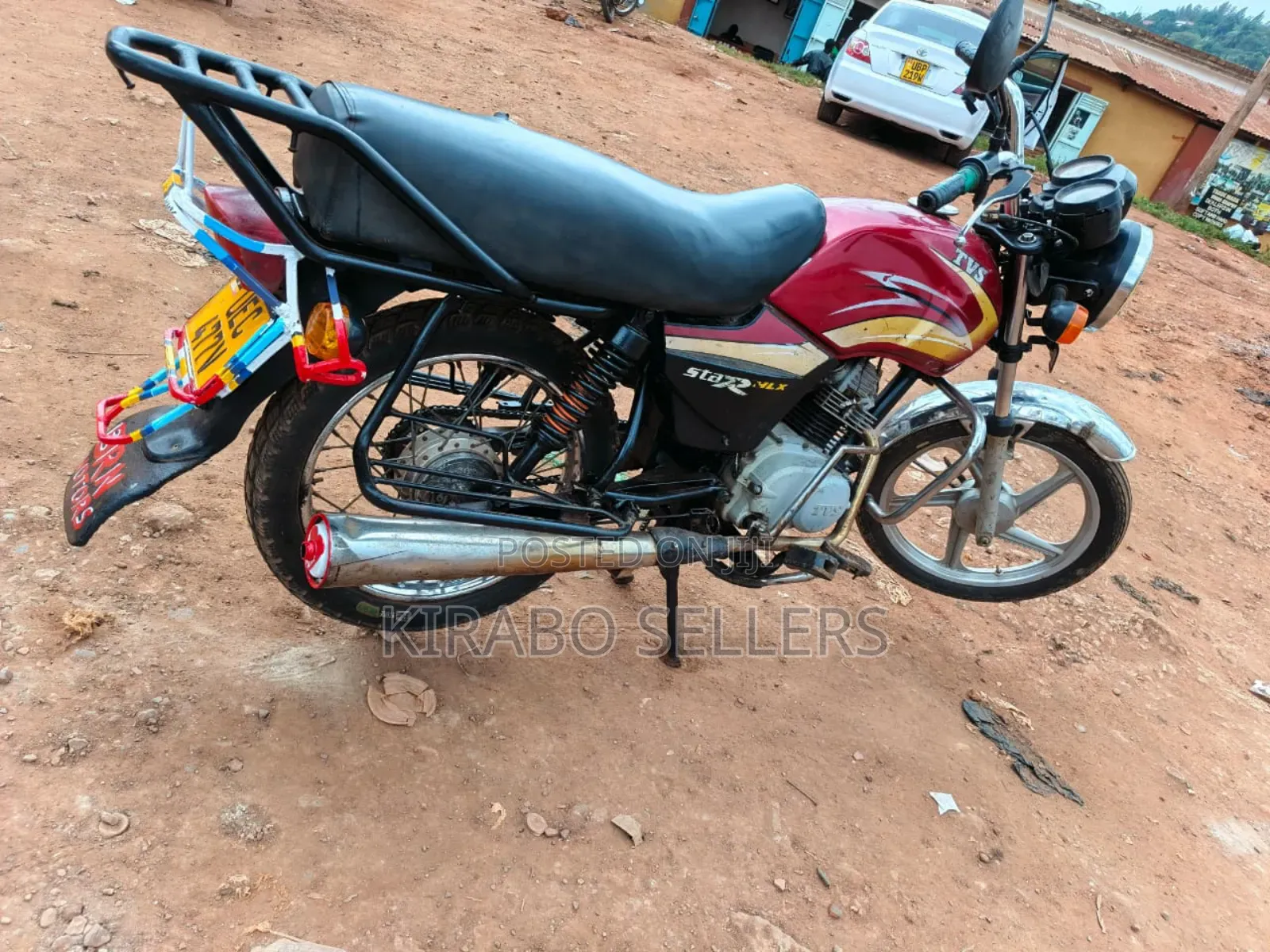 TVS XL 100 2021 Red