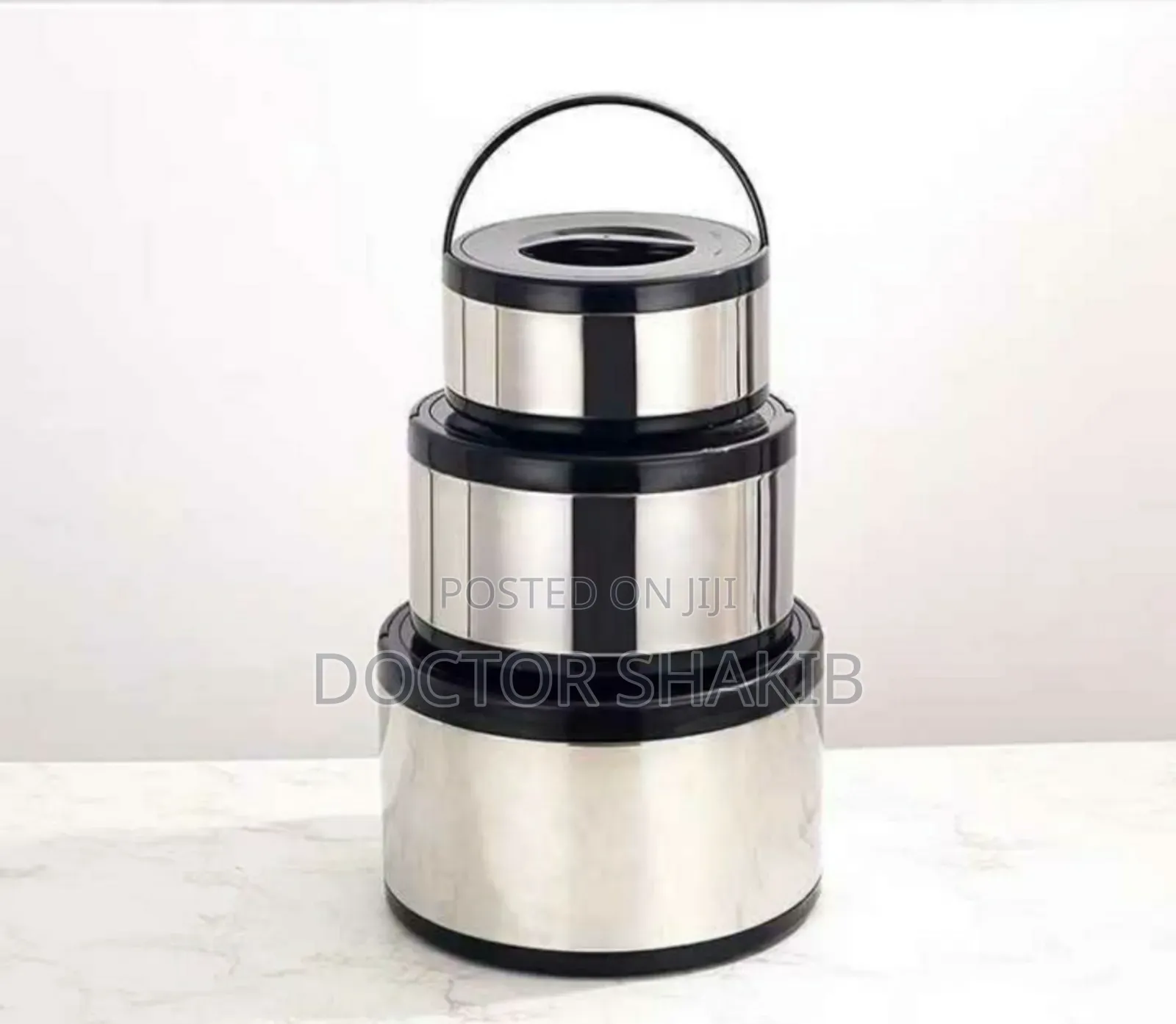 3 in 1 Stainless Steel Insulated Lunch Box Tins