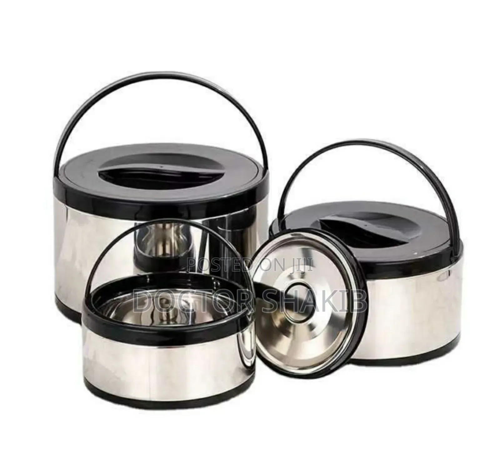 3 in 1 Stainless Steel Insulated Lunch Box Tins