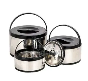 3 in 1 Stainless Steel Insulated Lunch Box Tins