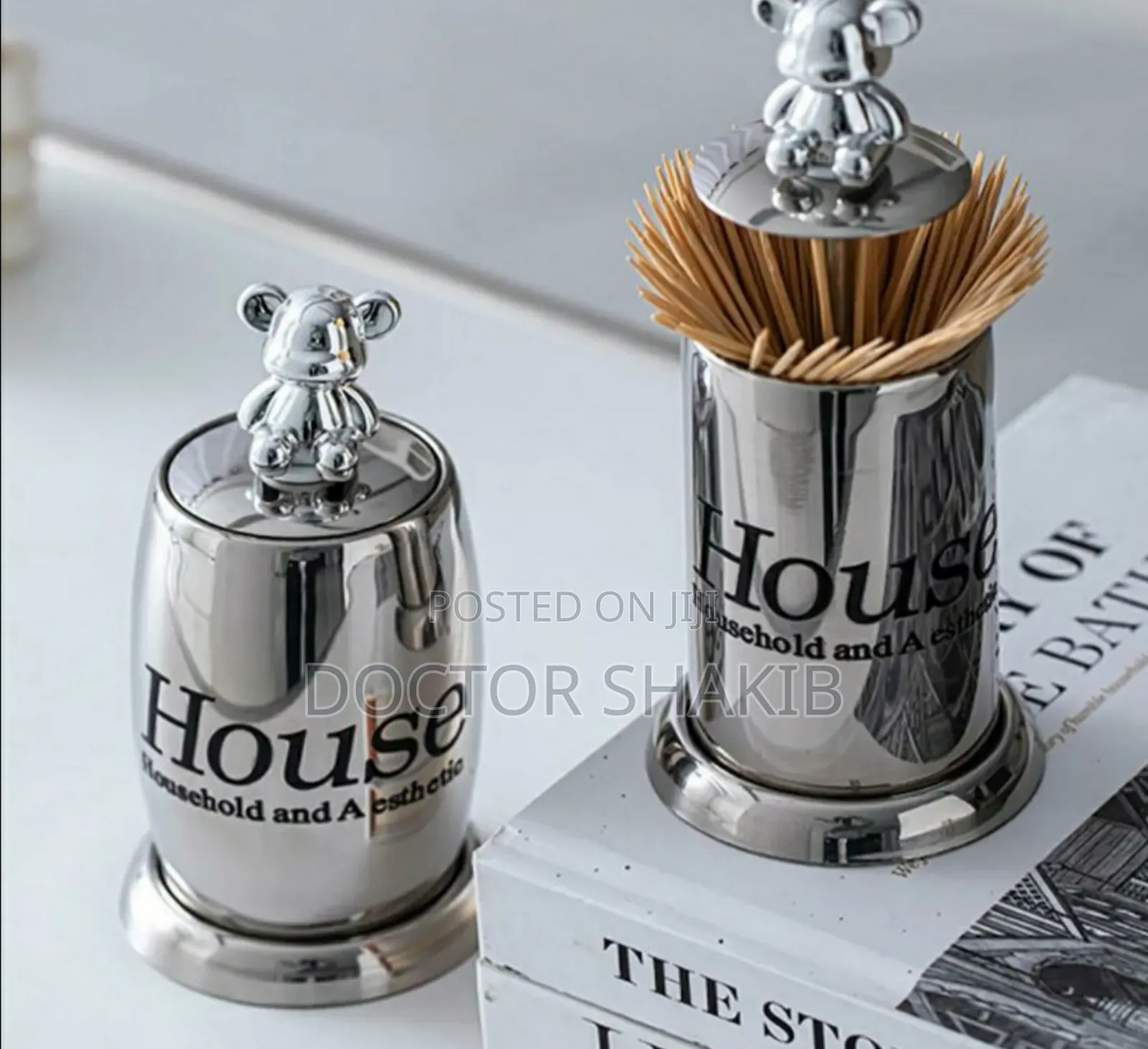 Unique Cute Bear-themed Toothpick Jolder