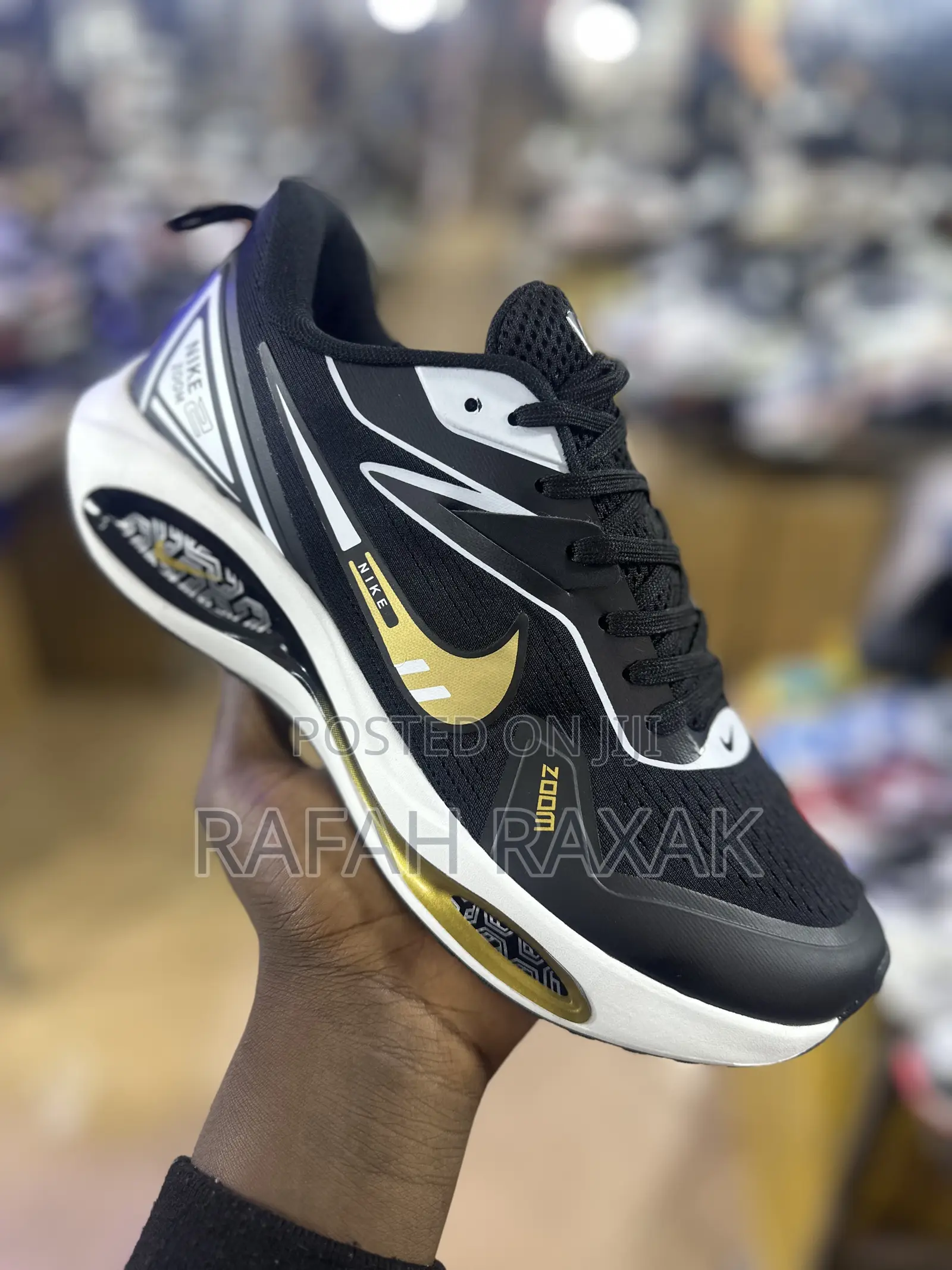New Men’S Black Nike Air Zoom Running Trainers