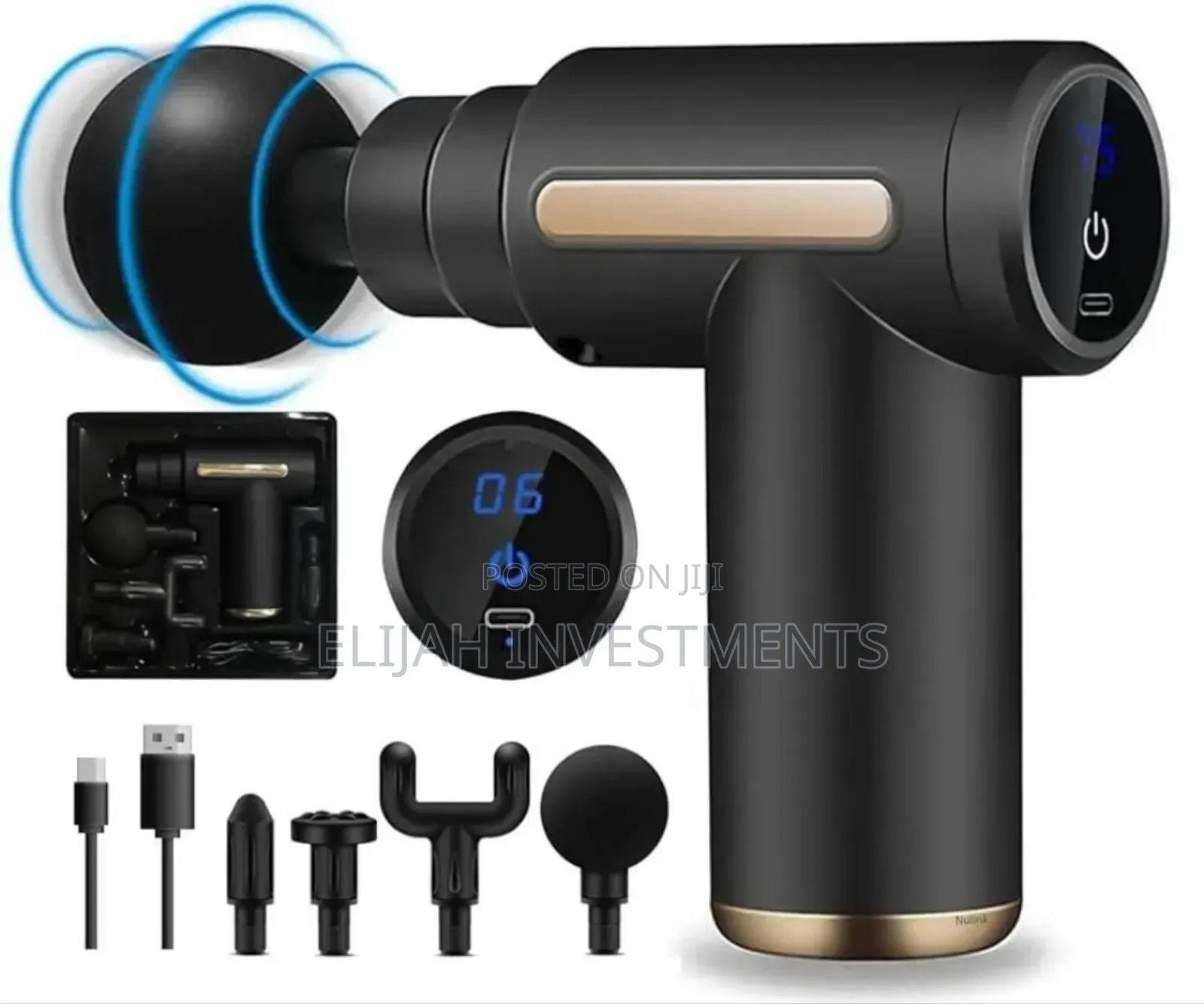 Led Display Muscle Massage Gun