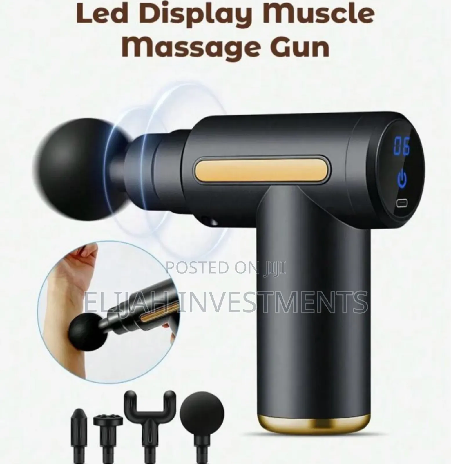 Led Display Muscle Massage Gun