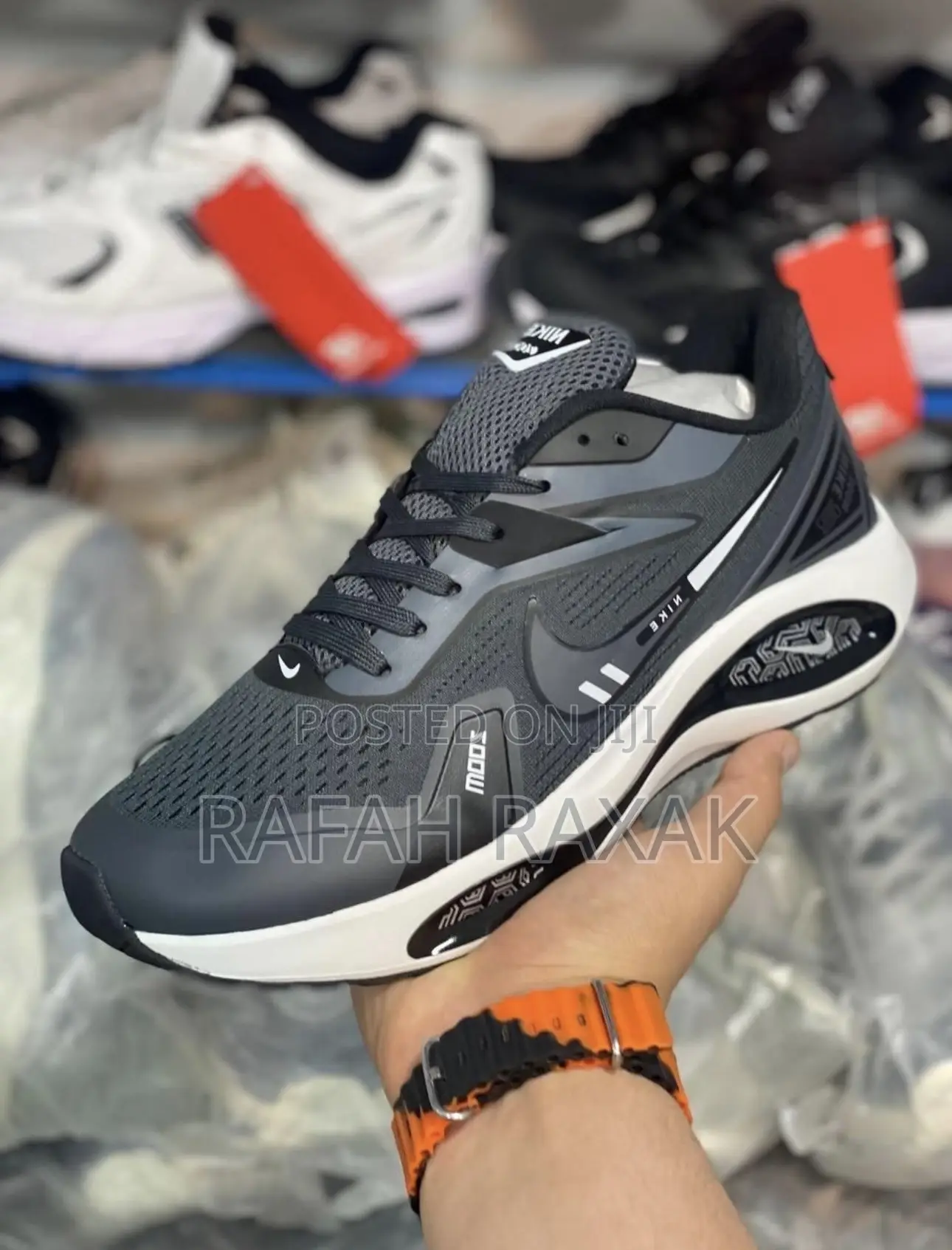 Original Grey/White Nike Air Zoom Winsor Running Sneakers