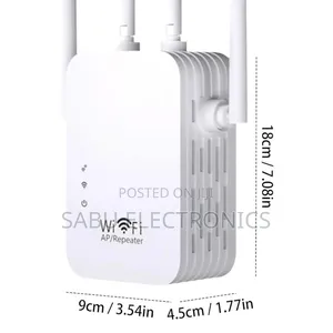 Powerful Home Wifi Repeater 4 Antennas Lan Port Wifi Booster
