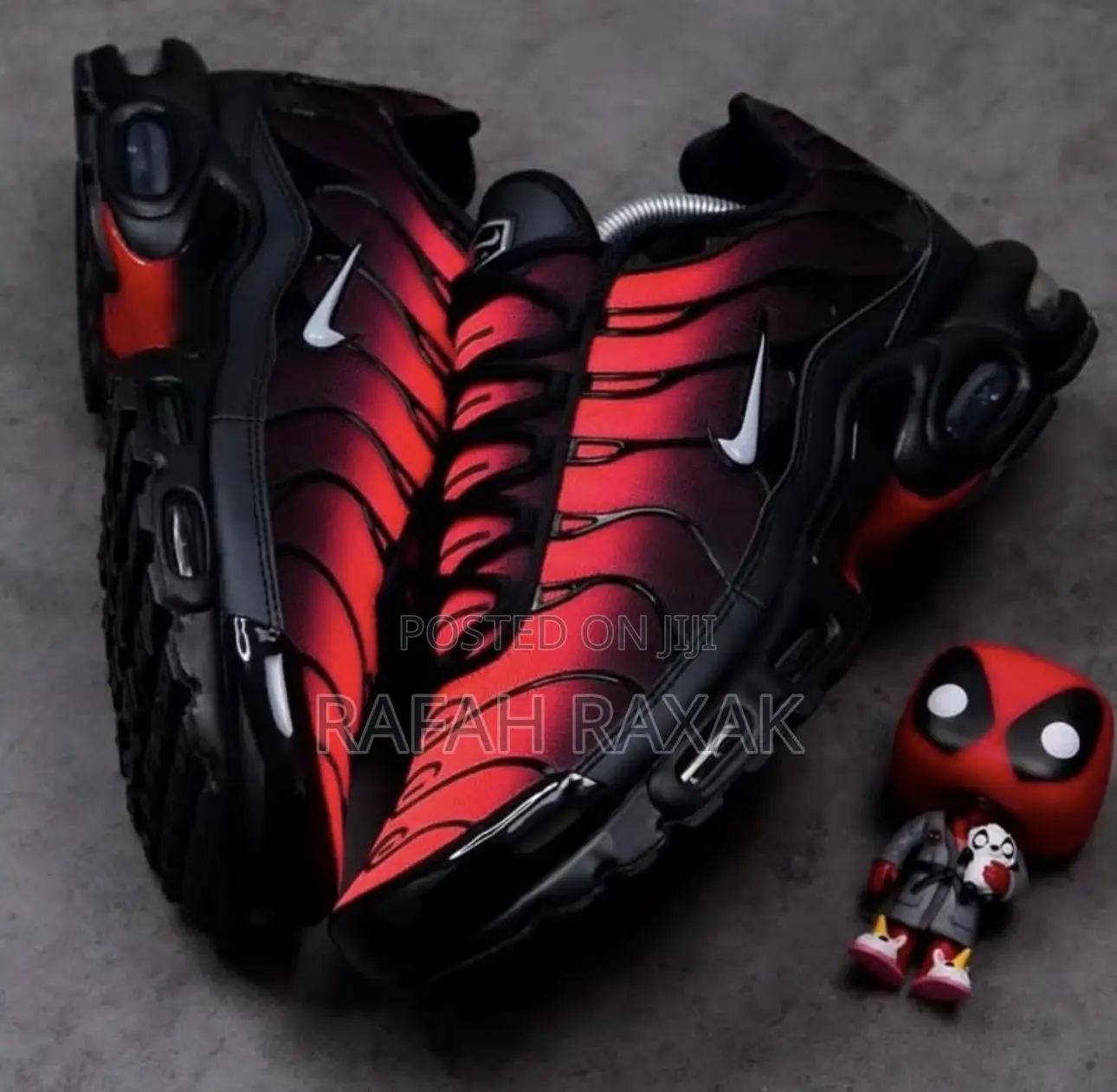 Original Red/Black Nike Tn Air Max Plus Sneakers