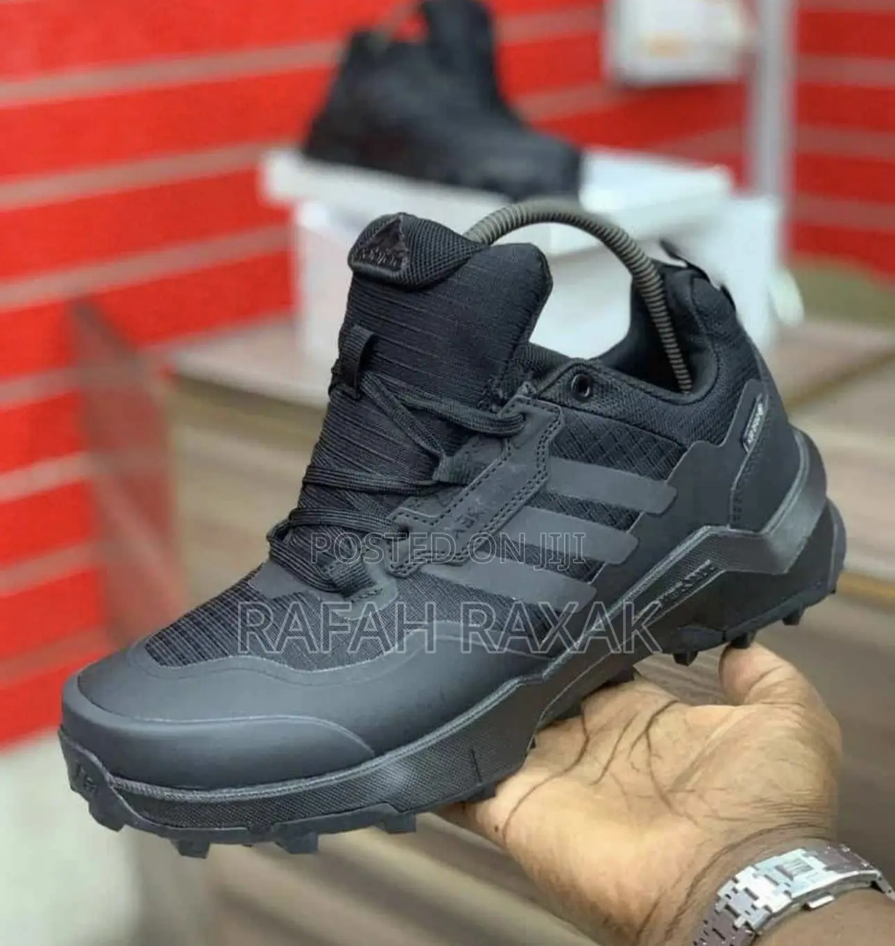 Original Triple Black Adidas Terrex Ax4 Outdoor Hiking Shoes