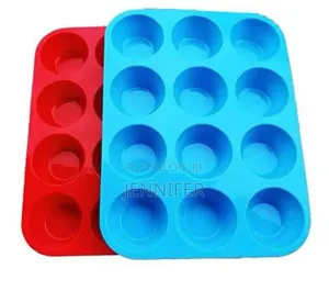 12holes Non Sticky Silicone Muffin Pans