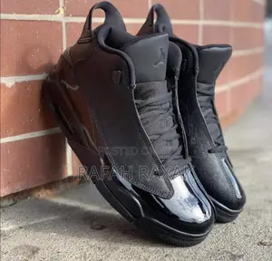 Original Triple Black Air Jordan Dub Zero Sneakers