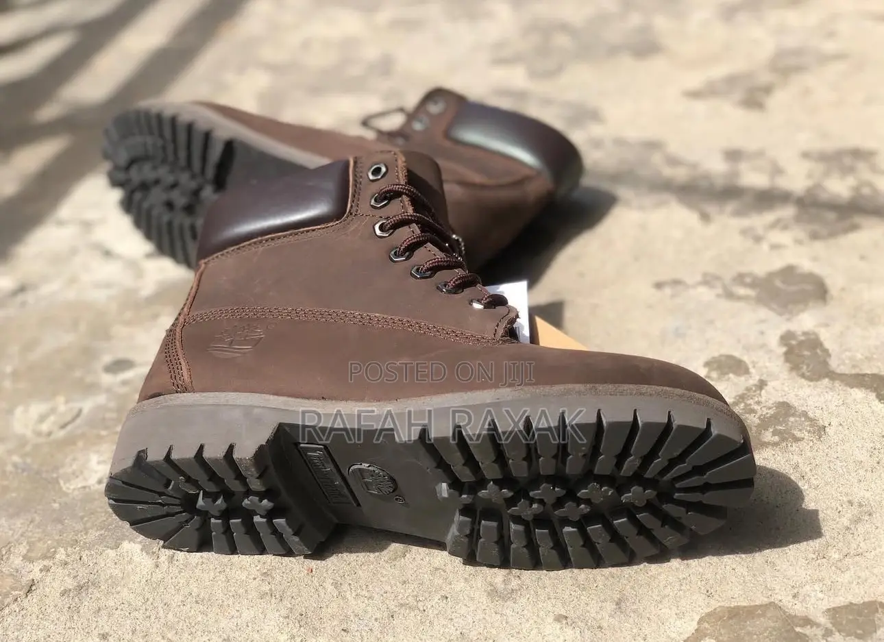 Men’S Dark Tan Timberland 6 Inch Waterproof Boots