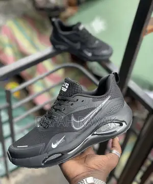 Men’S Nike Air Max Zoom Black Running Trainer Sneakers
