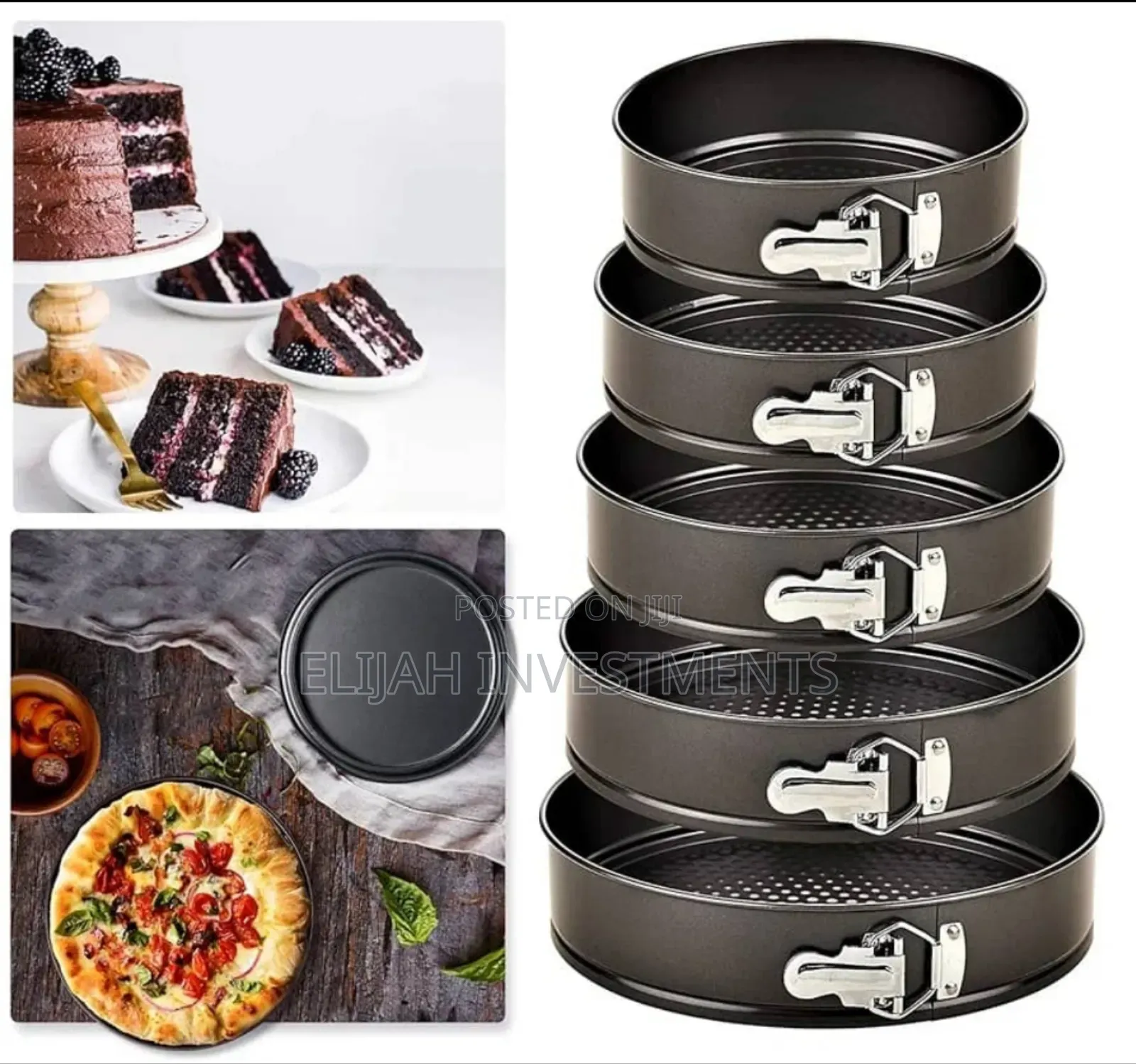 6pcs Round Cake Pans Set