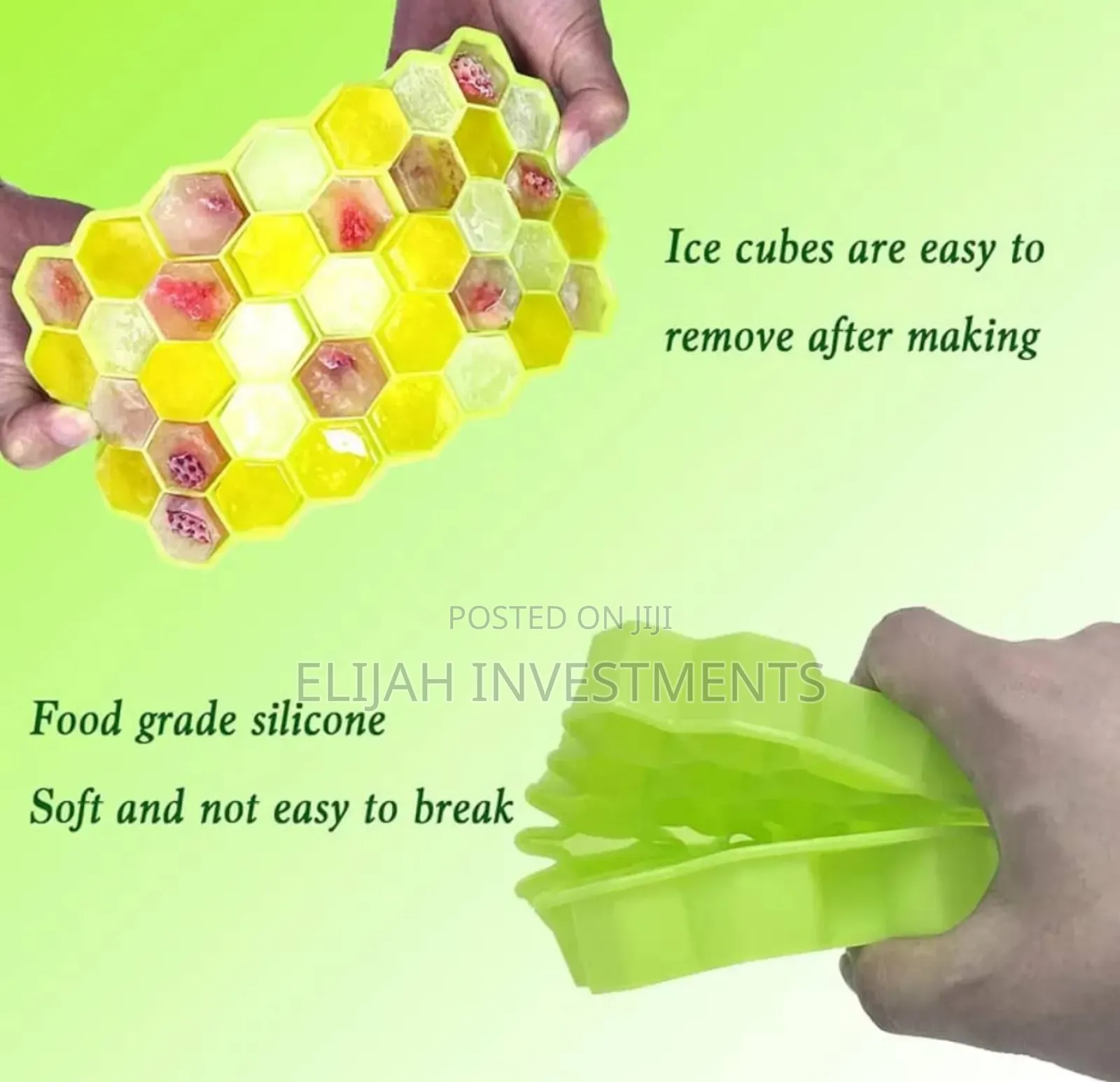 Honeycomb Shape Silicon Ice Cube Tray