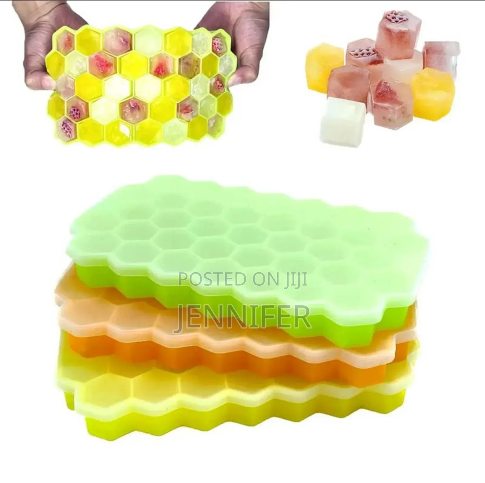 Honeycomb Shape Silicon Ice Cube Tray