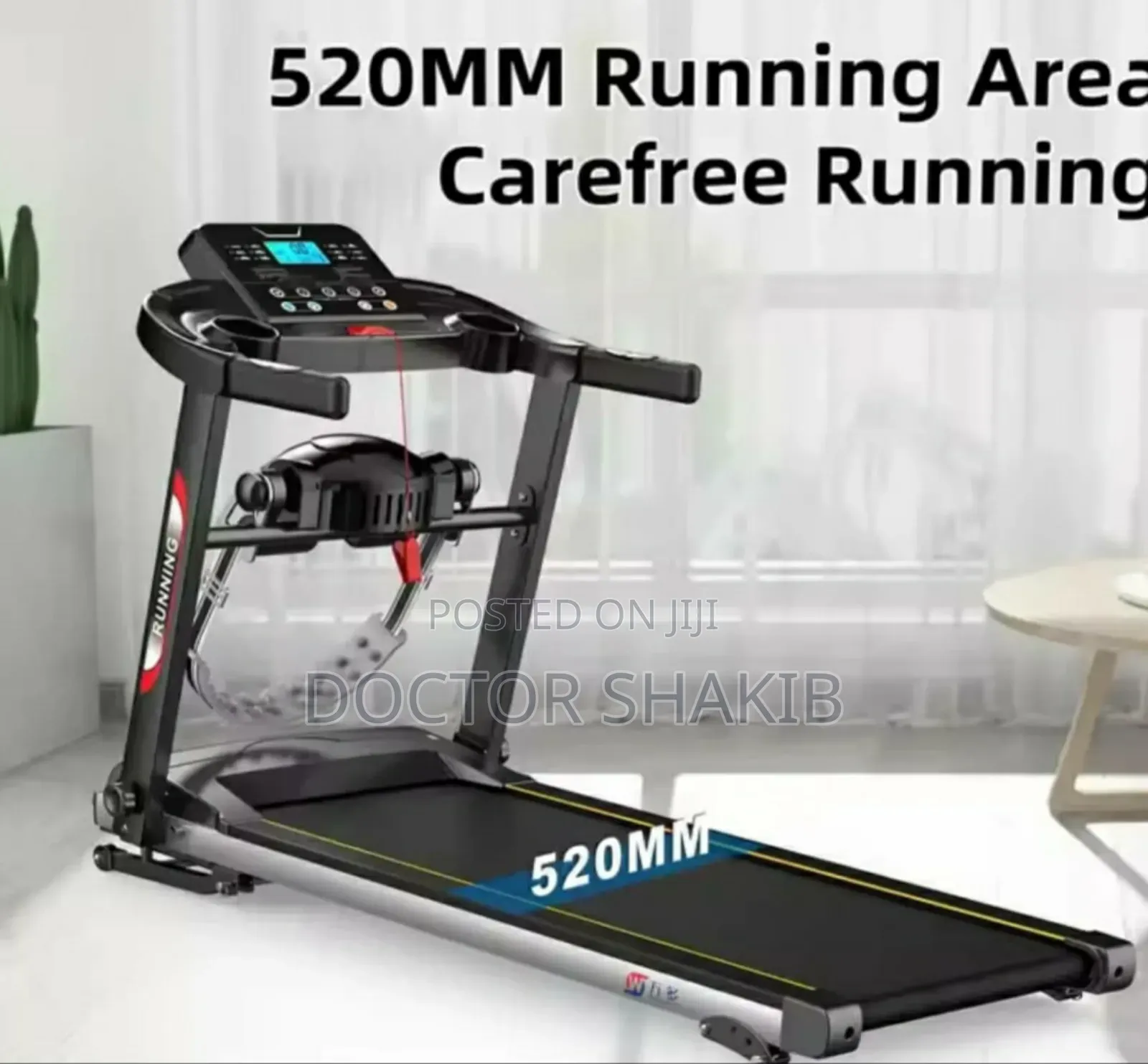 Brand New 520mm Wide Gym Workout Treadmill