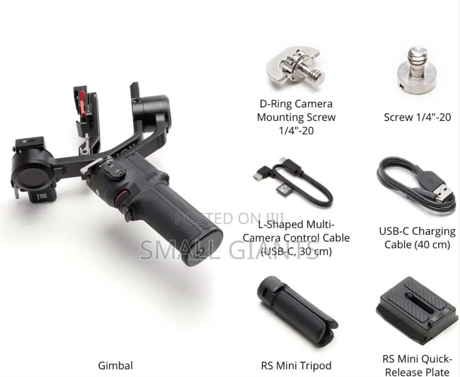 Dji Rs 3 Mini, 3-Axis Gimbal Stabilizer for Cameras