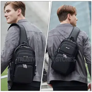 Anti-Theft Crossbody Chest Bag - Simple Design,High Quality