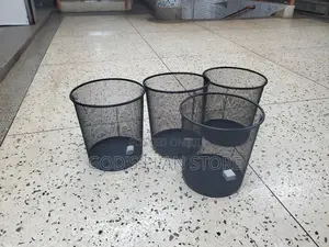 Black Meshed Metallic Bins