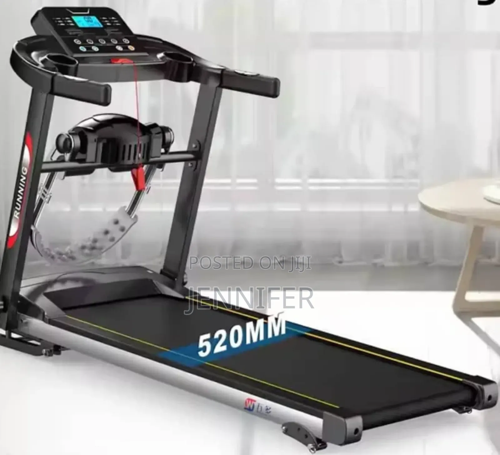 520mm Wide Gym Workout Treadmill