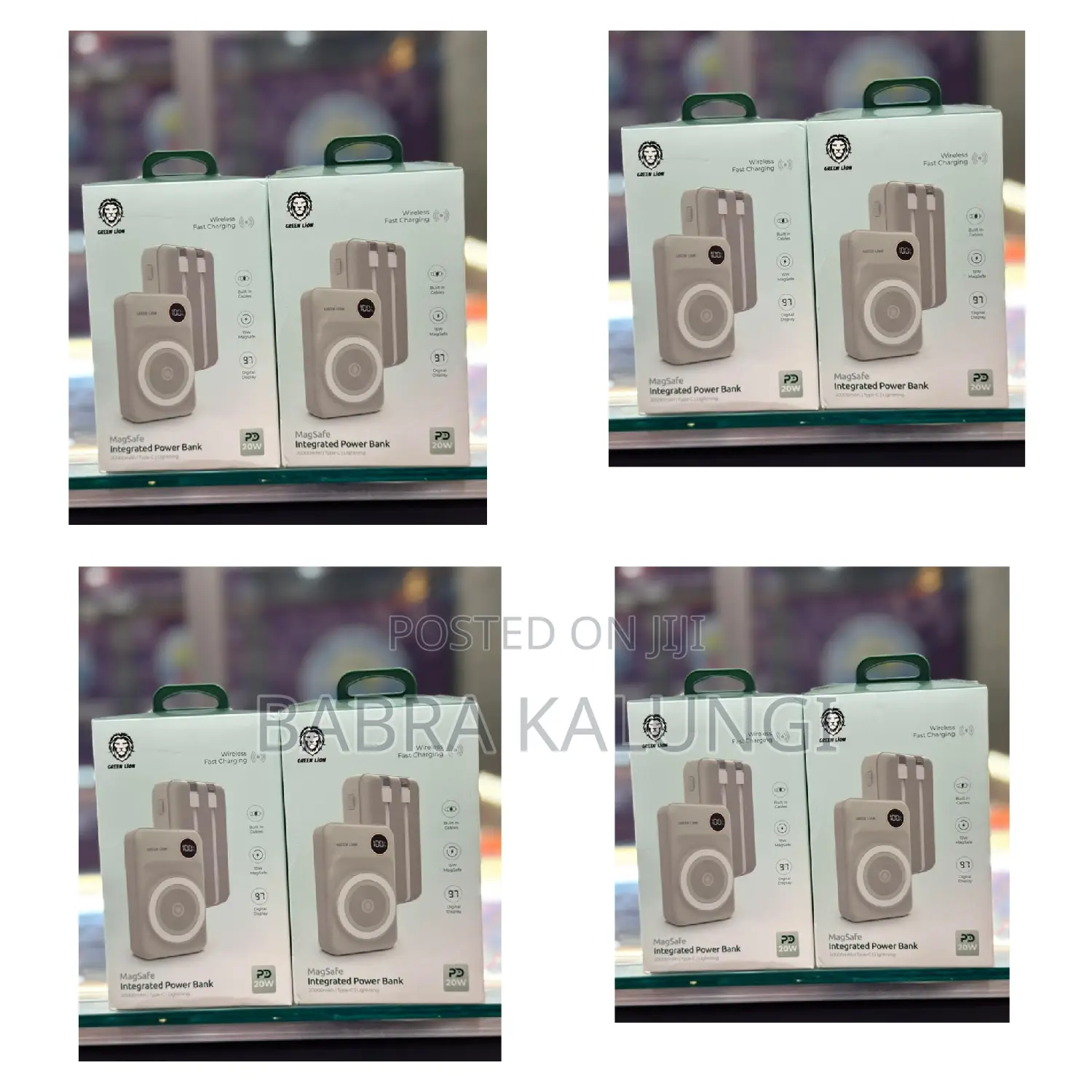 Portable Green Lion Magsafe Power Bank