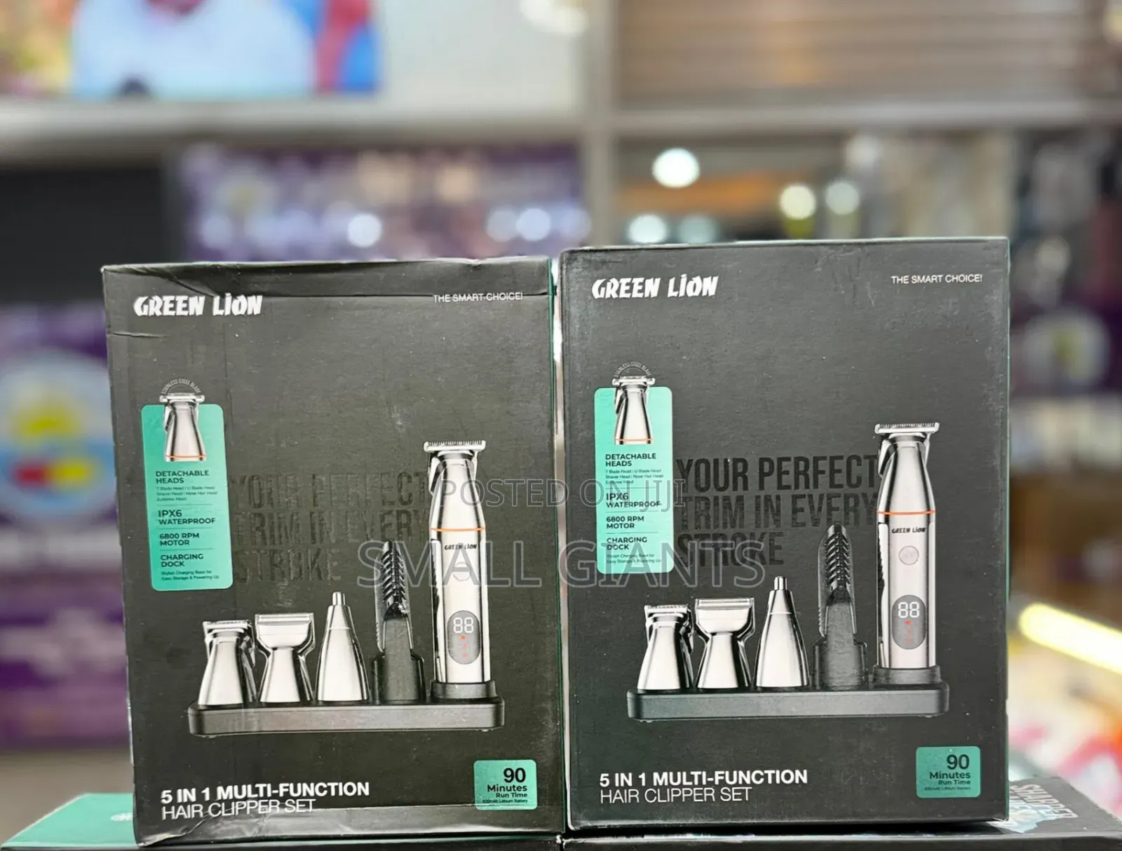 Green Lion 5 in 1 Multi-Function Hair Clipper Set 600mah