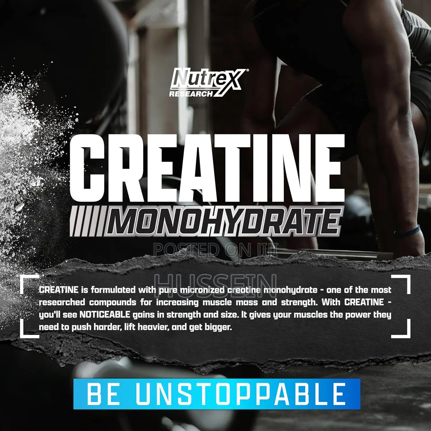 Nutrex Research Creatine Monohydrate Powder Unflavored
