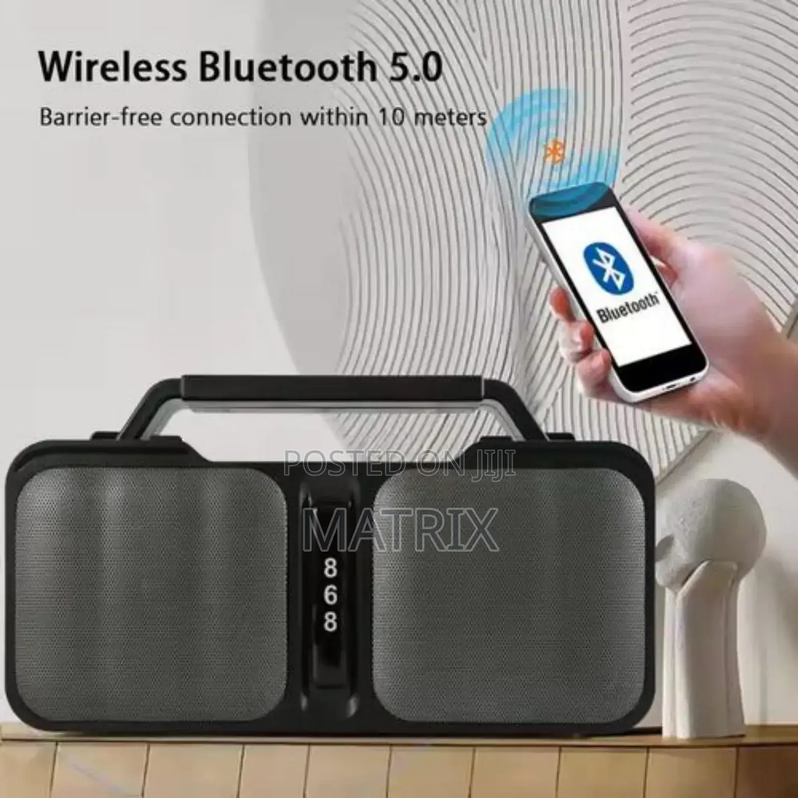 Bluetooth Speaker Outdoor Portable Fm Radio