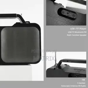 Bluetooth Speaker Outdoor Portable Fm Radio