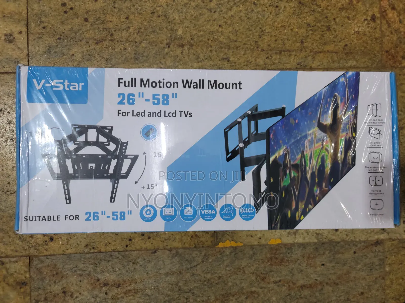 26"-58" Ultra Strong Xeno Full Motion Wall Mount
