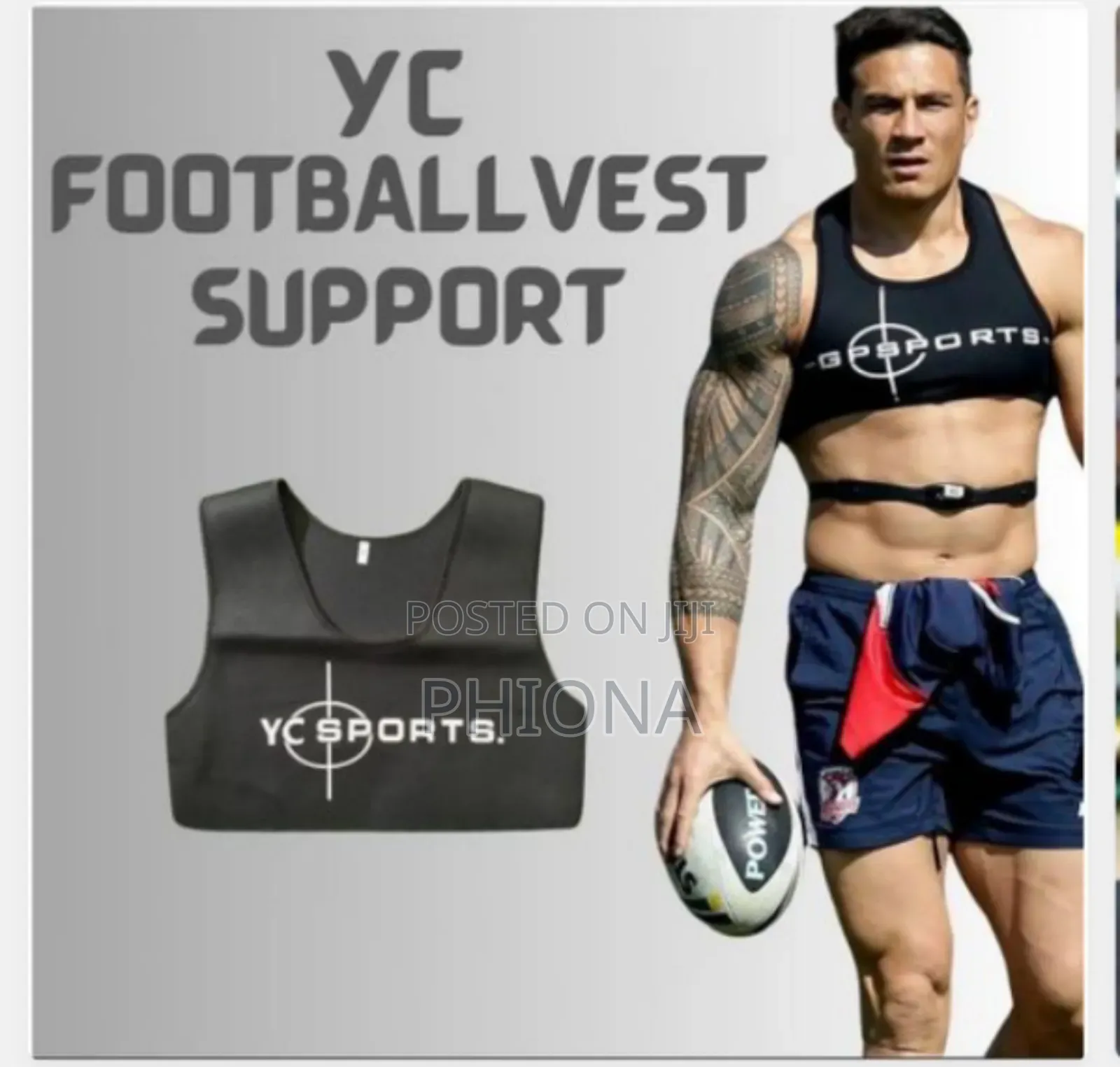 Yc Support Sports Football Vest