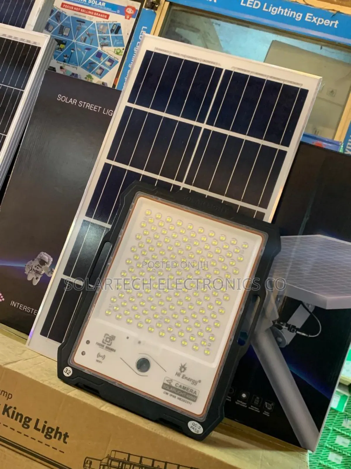 400w Hi Energy Solar Flood Light With Camera/ 2 in One