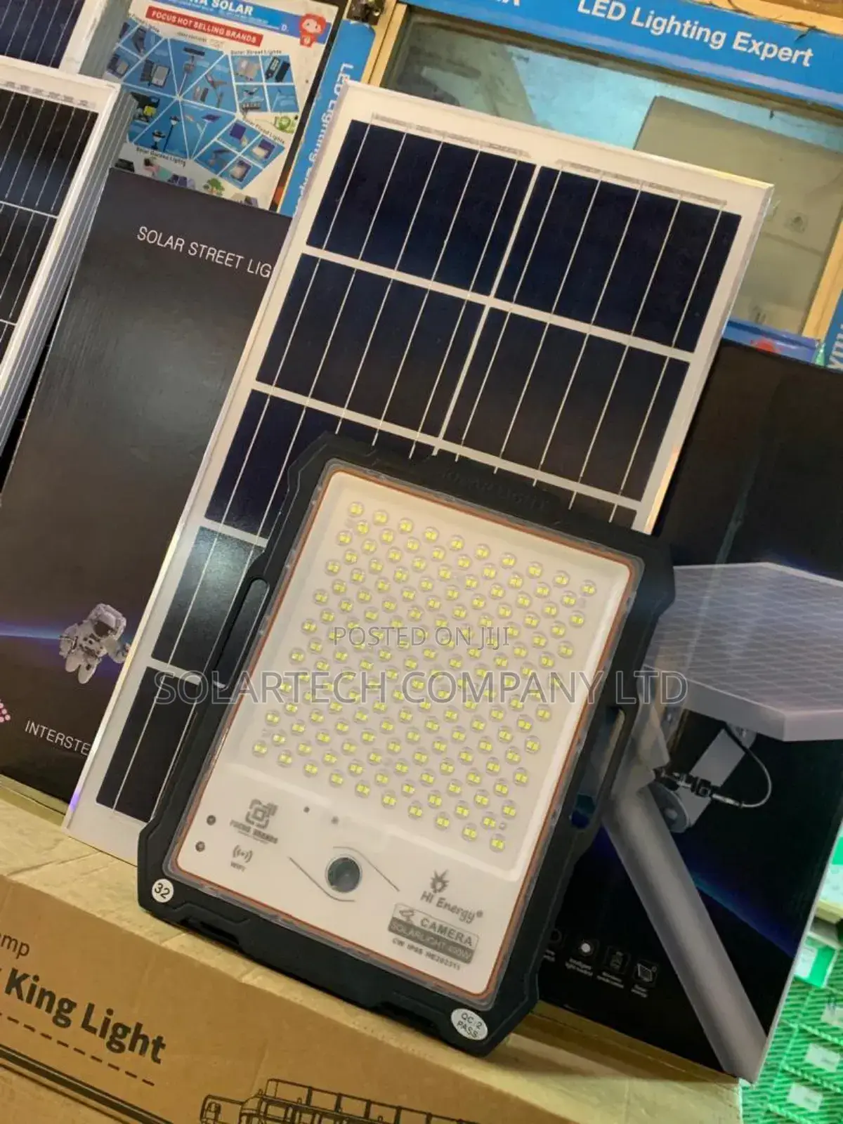 400w Hi Energy Solar Flood Light With Camera/ 2 in One