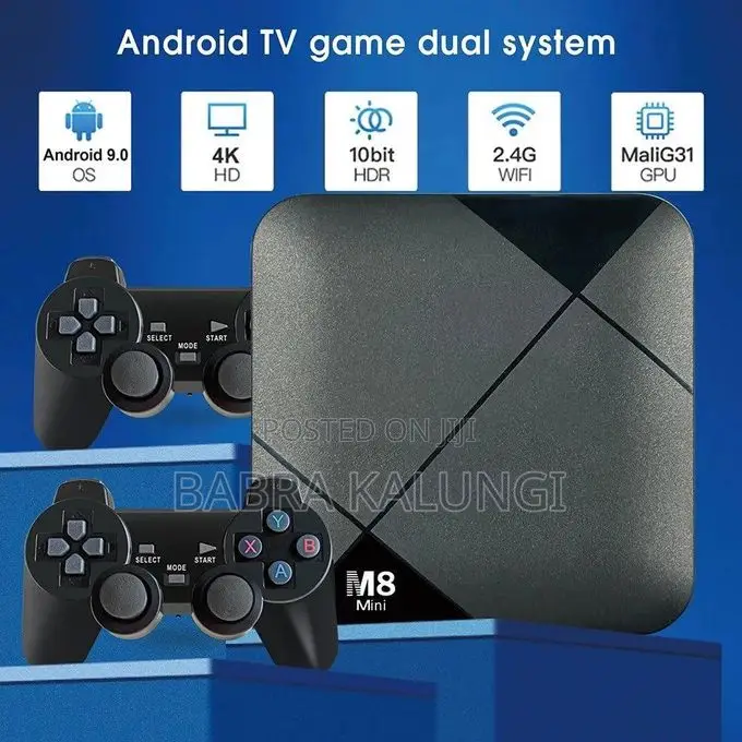M8 Mini Game Player Android 10 Tv Box S905 64gb 7600 4g Hd