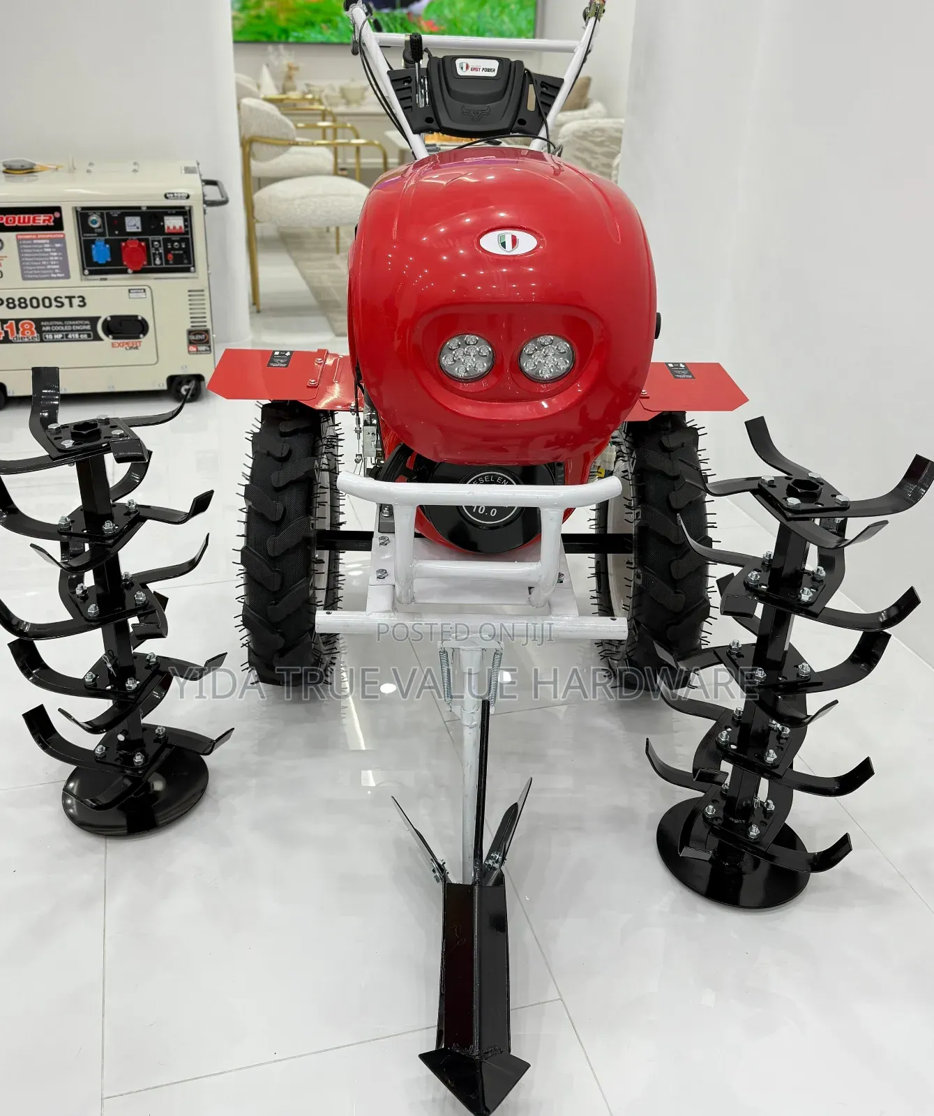 Diesel Tiller With Both Tiller/ Weeder Blades