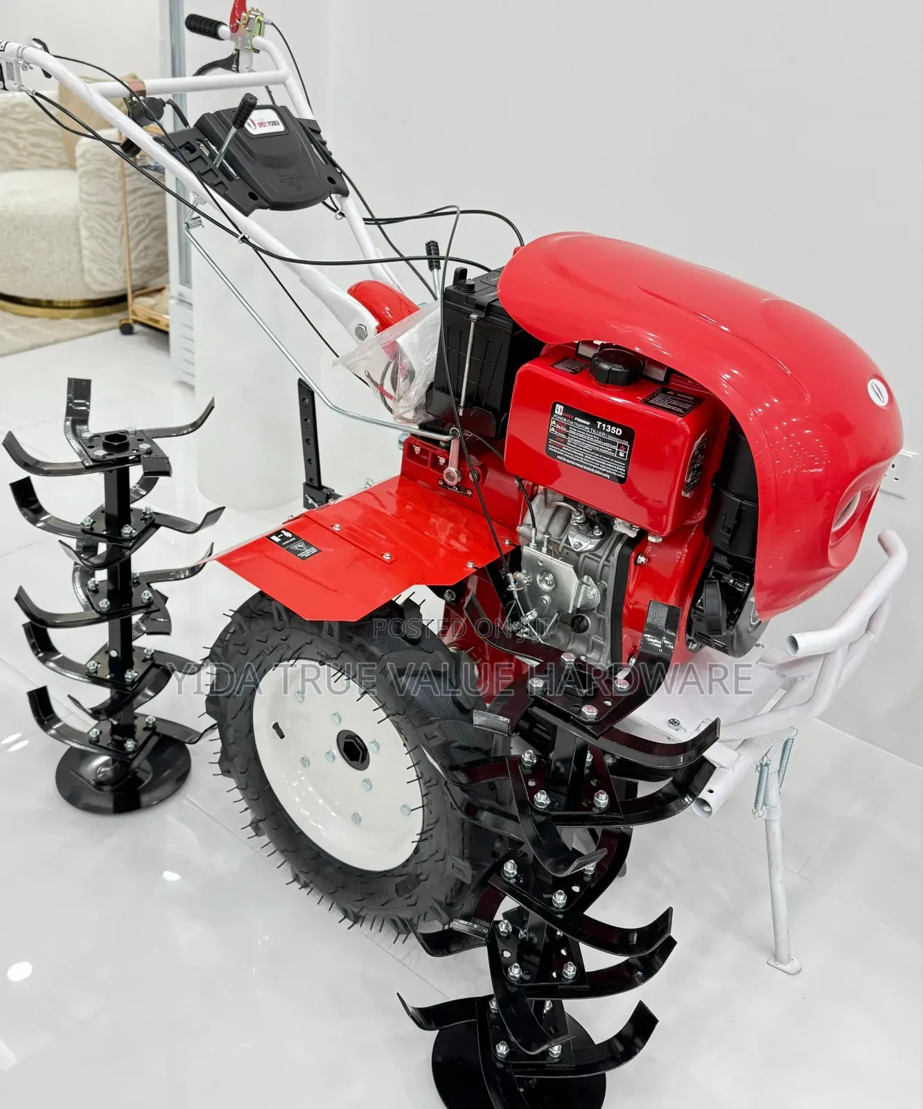 Diesel Tiller With Both Tiller/ Weeder Blades