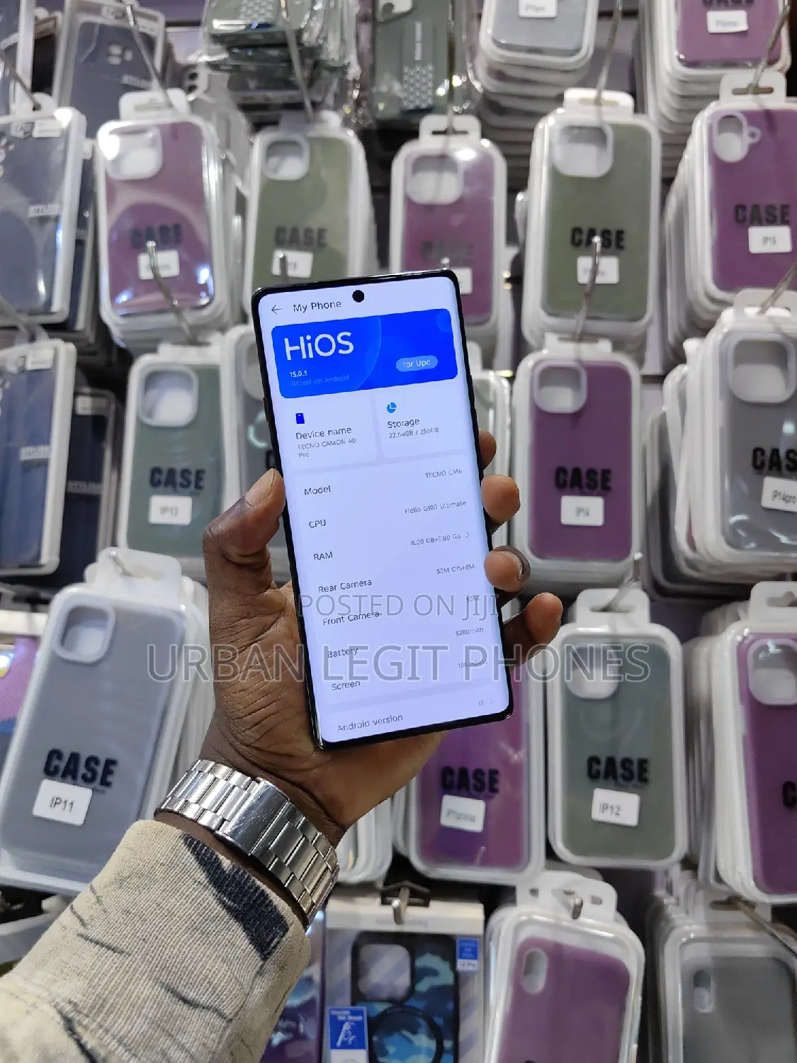 Tecno Camon 40 Pro 256 GB Black