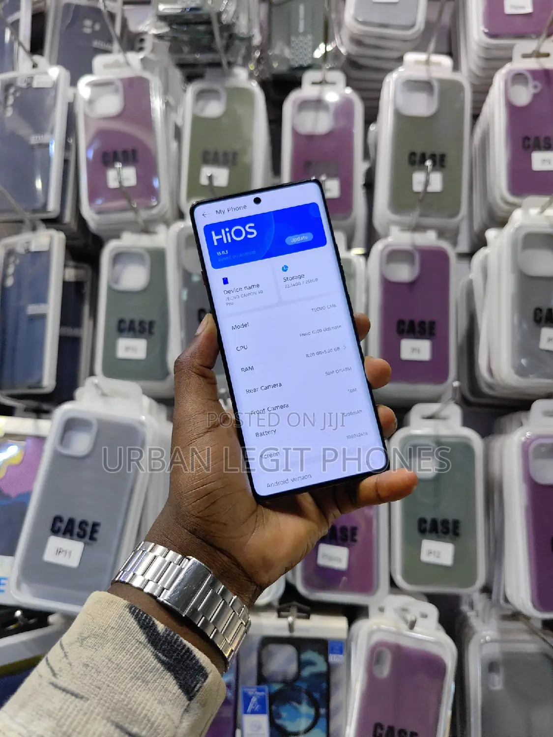 Tecno Camon 40 Pro 256 GB Black