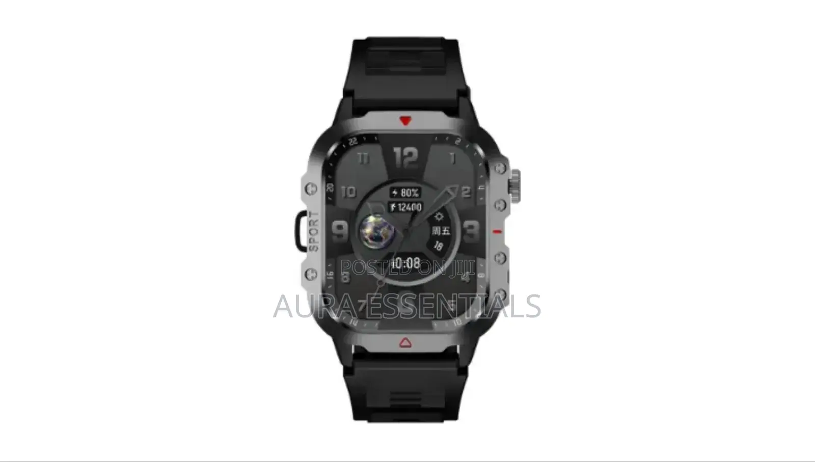 Green Lion Gravix Smart Watch - Black