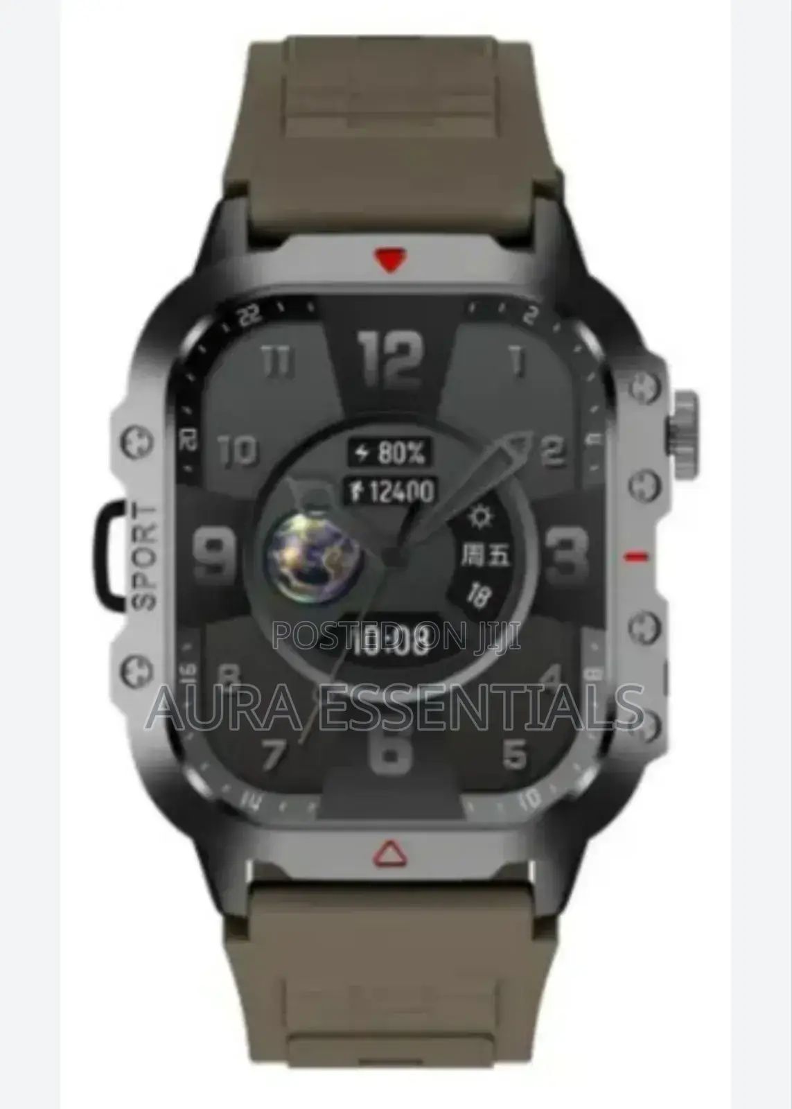 Green Lion Gravix Smart Watch - Black