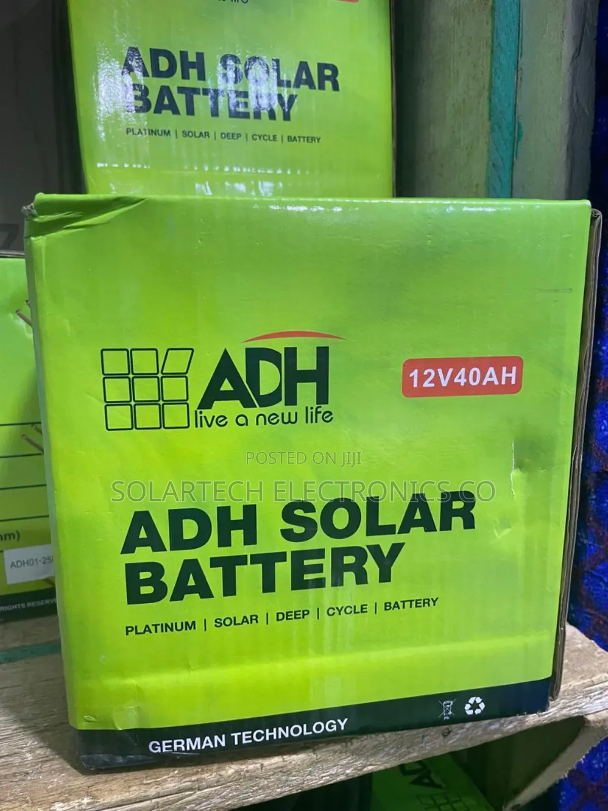 40ah German Technology Adh Solar Battery Nova
