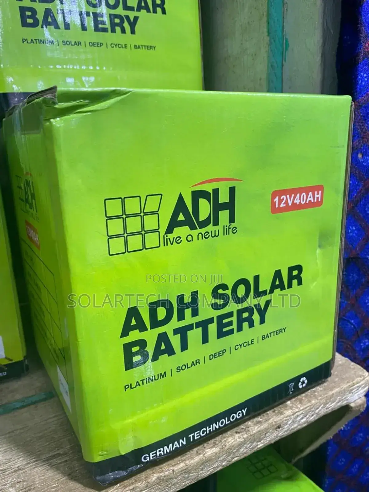 40ah Adh German Technology Solar Battery Teck
