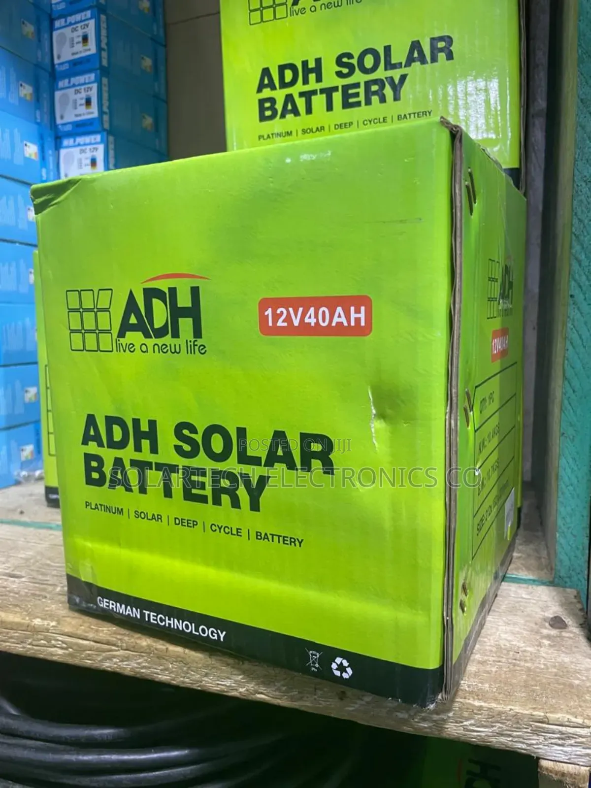 40ah Durable Adh Solar Battery Hanh