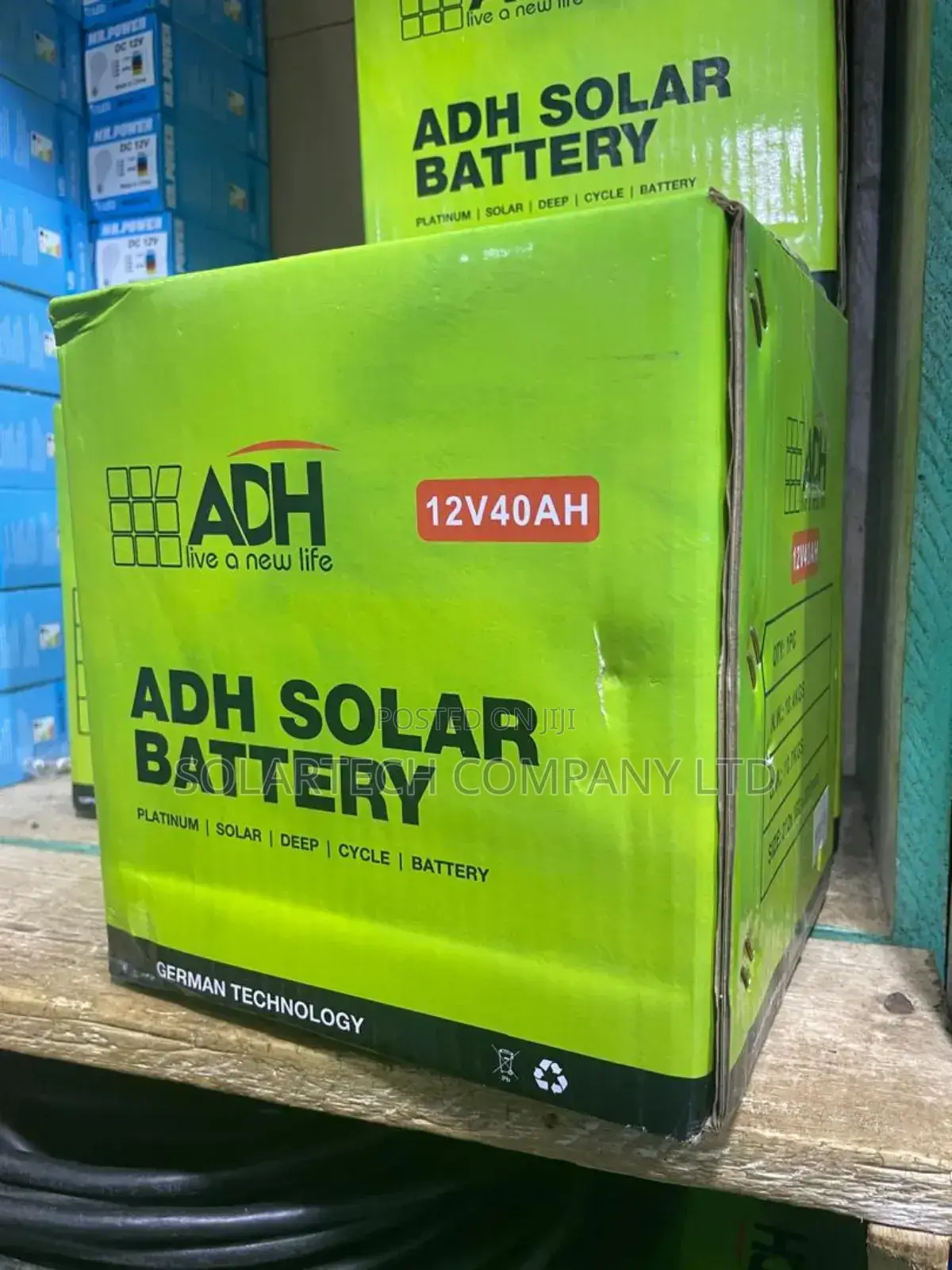 40ah Durable Adh Solar Battery Hanh